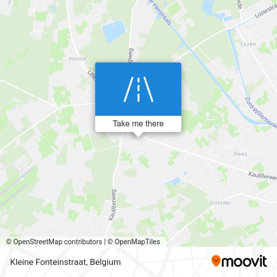 Kleine Fonteinstraat plan