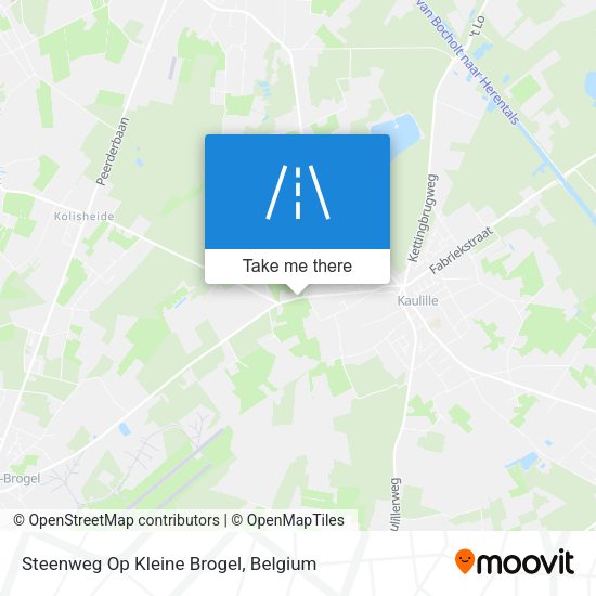 Steenweg Op Kleine Brogel plan