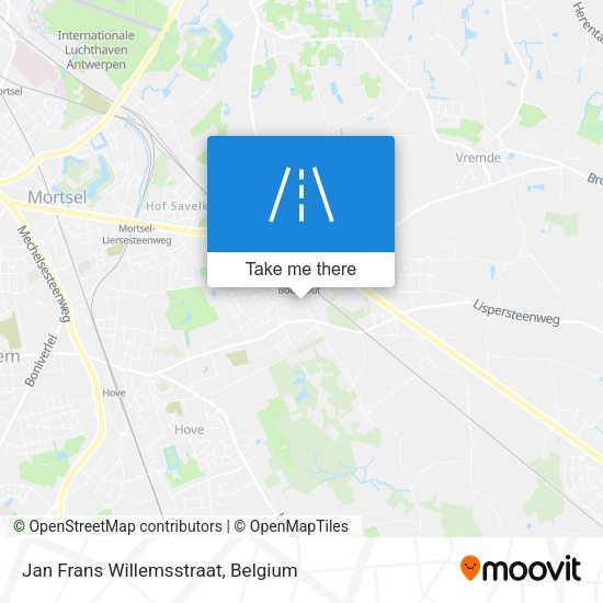 Jan Frans Willemsstraat map