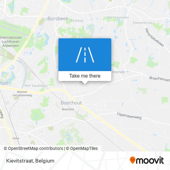 Kievitstraat map