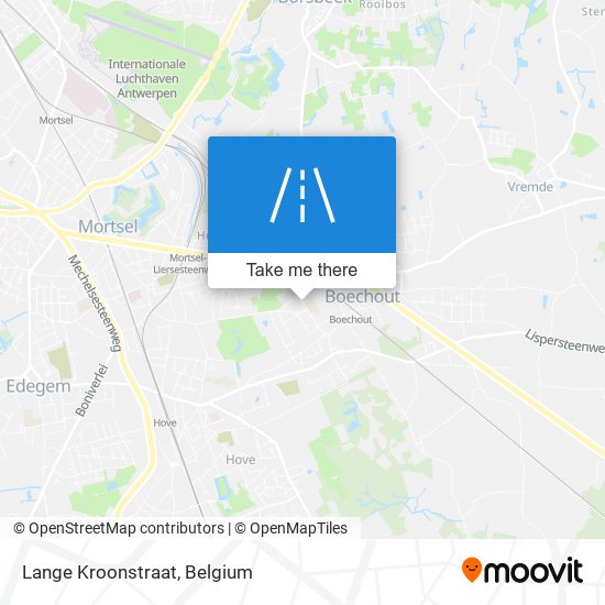 Lange Kroonstraat map