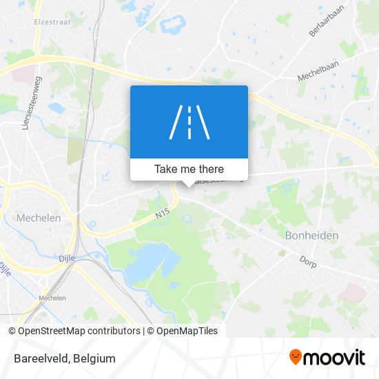 Bareelveld map