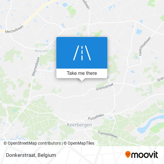 Donkerstraat map