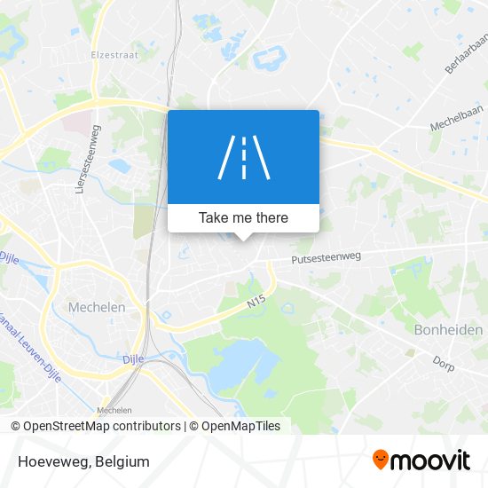 Hoeveweg map