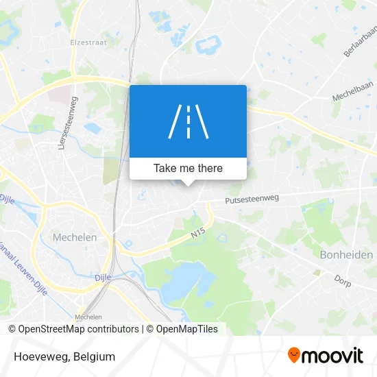 Hoeveweg map