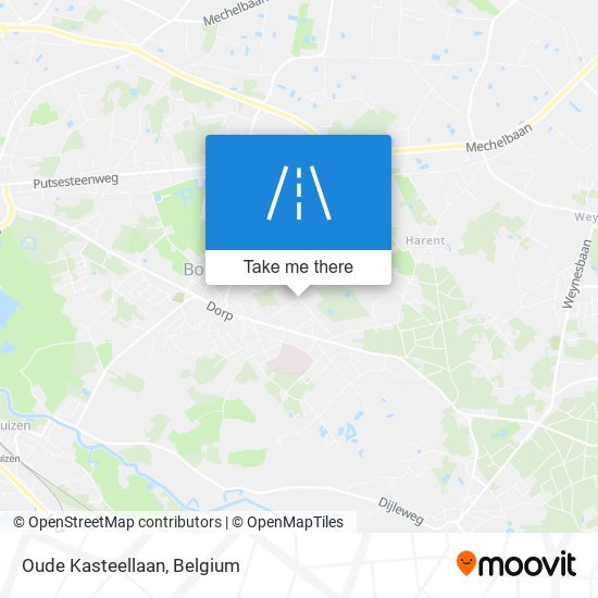 Oude Kasteellaan map