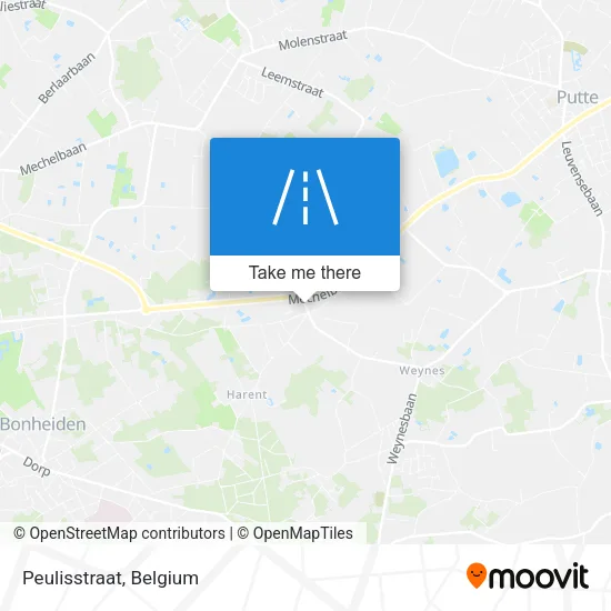Peulisstraat map