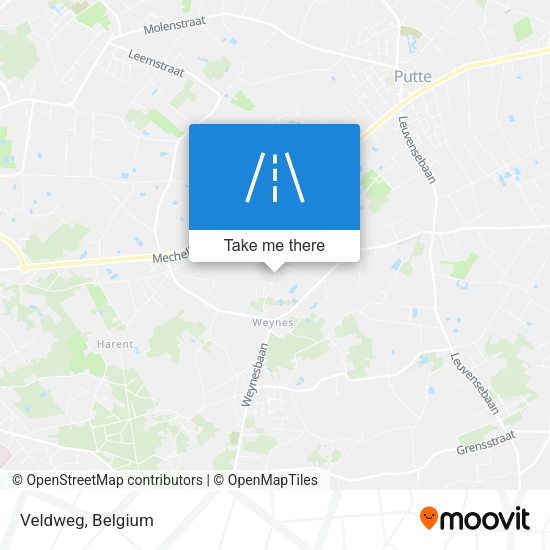 Veldweg map