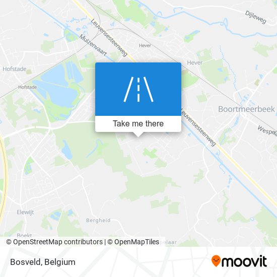 Bosveld map