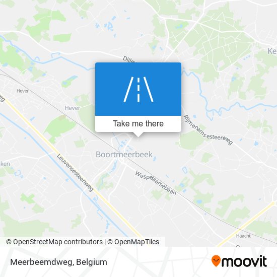 Meerbeemdweg map