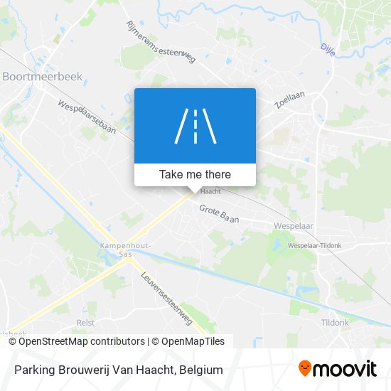 Parking Brouwerij Van Haacht map