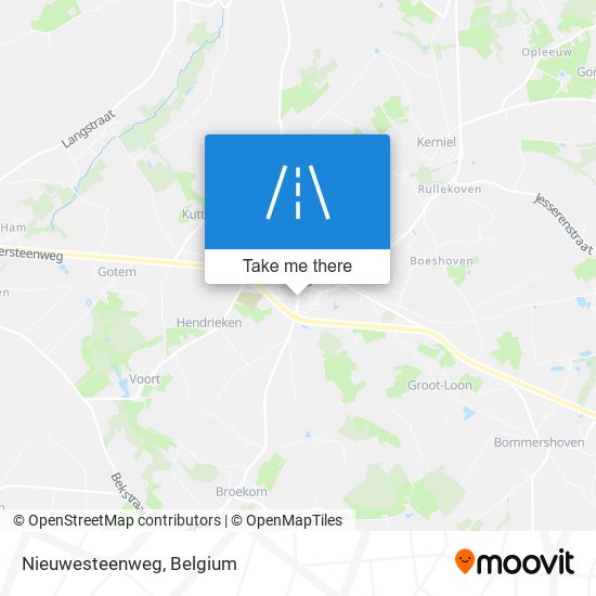 Nieuwesteenweg map