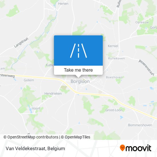 Van Veldekestraat map