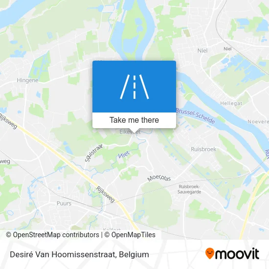 Desiré Van Hoomissenstraat map
