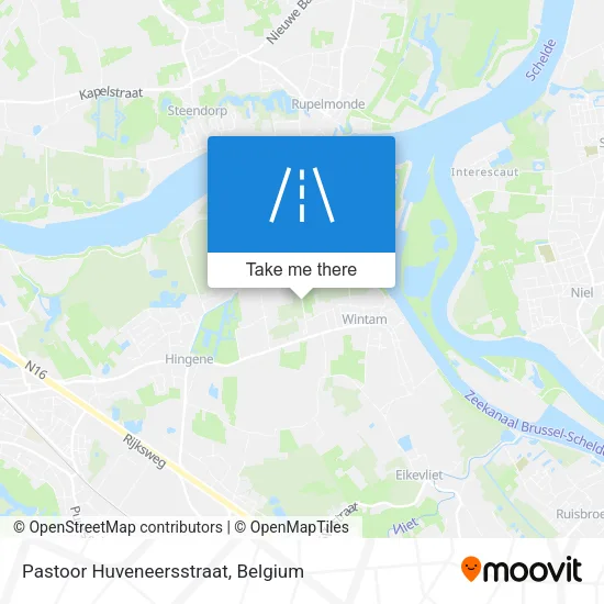 Pastoor Huveneersstraat map