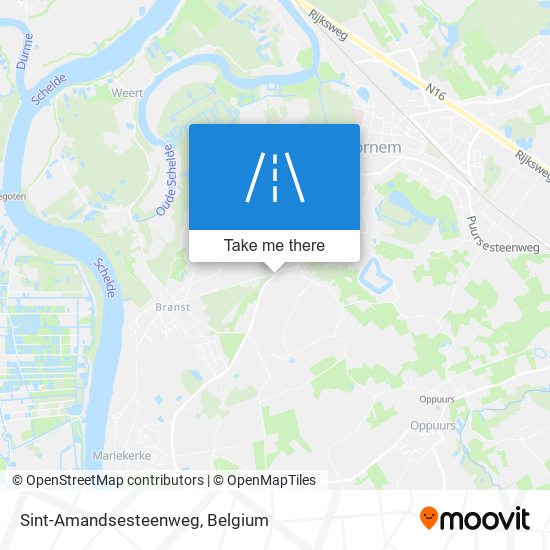 Sint-Amandsesteenweg map