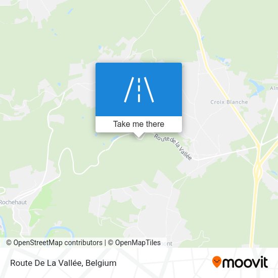 Route De La Vallée map