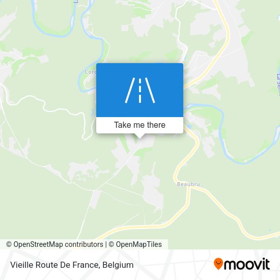 Vieille Route De France map