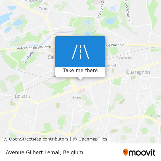 Avenue Gilbert Lemal map