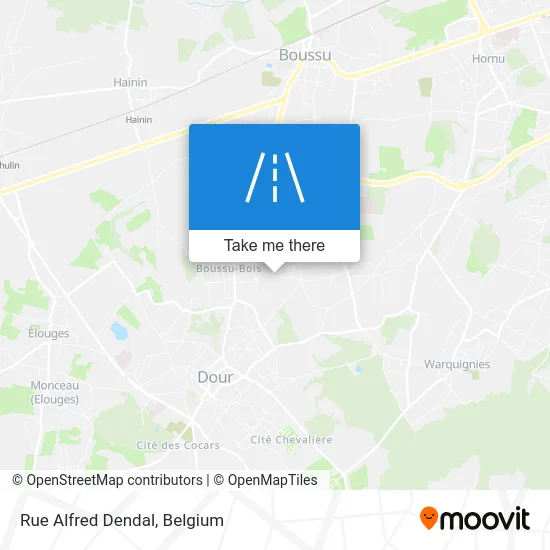 Alfred Dendal Street map