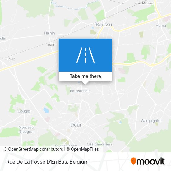 Rue De La Fosse D'En Bas plan