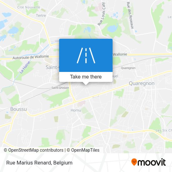 Rue Marius Renard plan