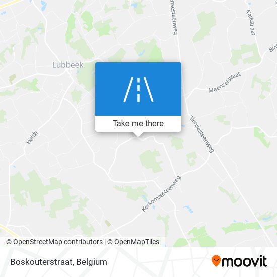 Boskouterstraat map