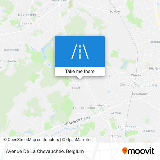 Avenue De La Chevauchée plan