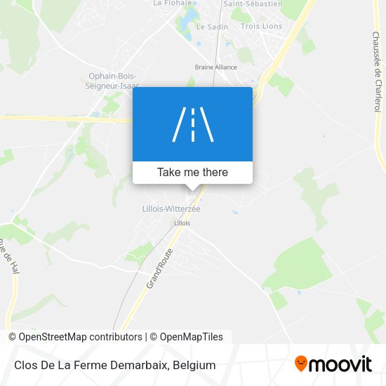 Clos De La Ferme Demarbaix map