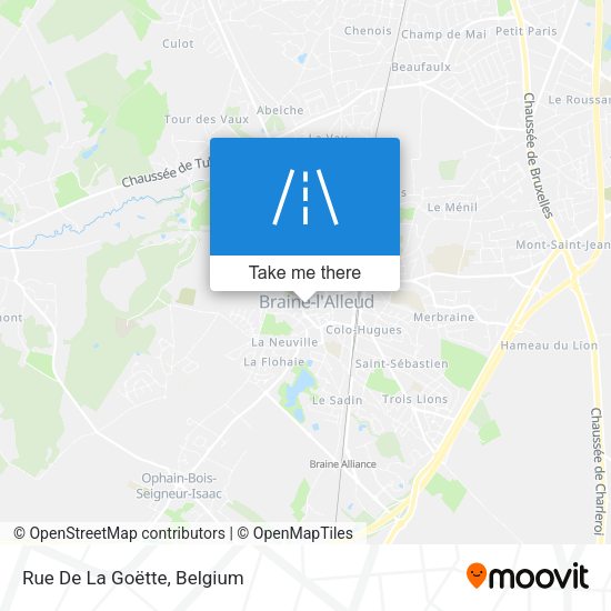 Rue De La Goëtte plan
