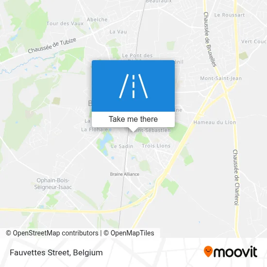 Fauvettes Street map