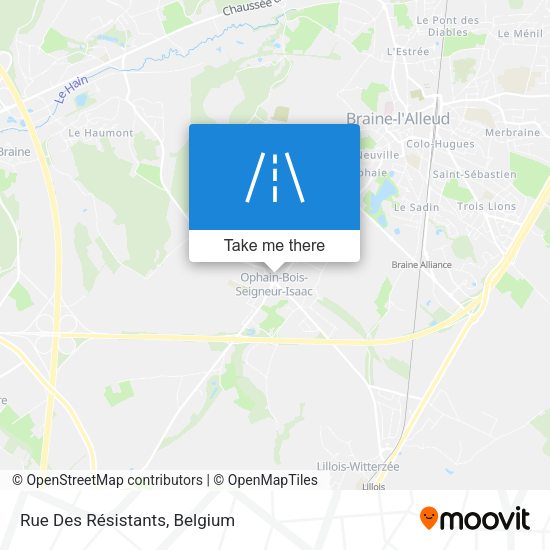 Rue Des Résistants plan