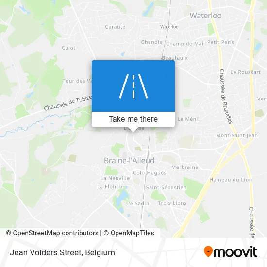 Jean Volders Street map