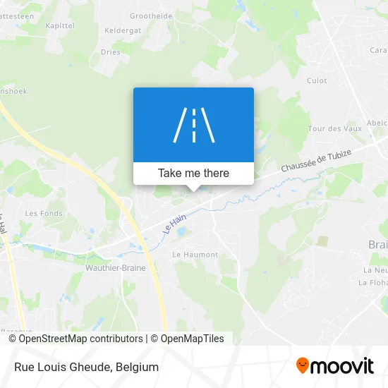 Louis Gheude Street map