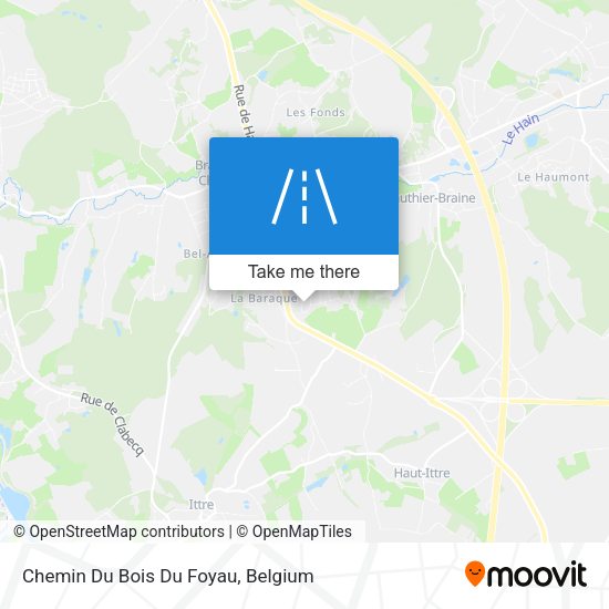 Chemin Du Bois Du Foyau map