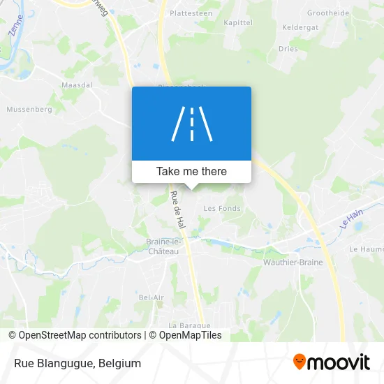 Blangugue Street map