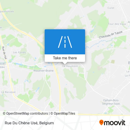 Rue Du Chêne Usé plan