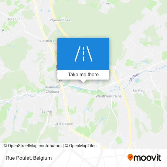 Rue Poulet map