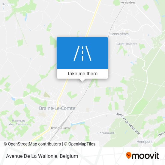 Avenue De La Wallonie map