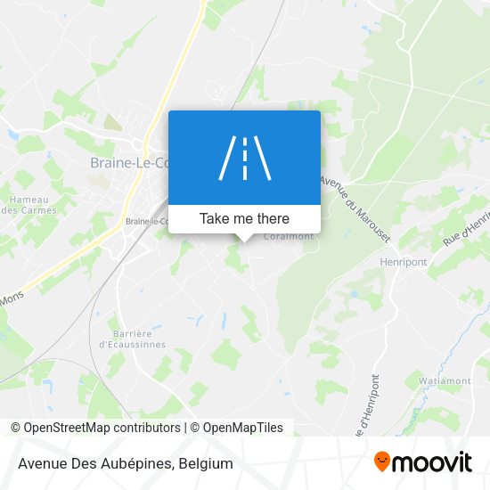 Avenue Des Aubépines plan
