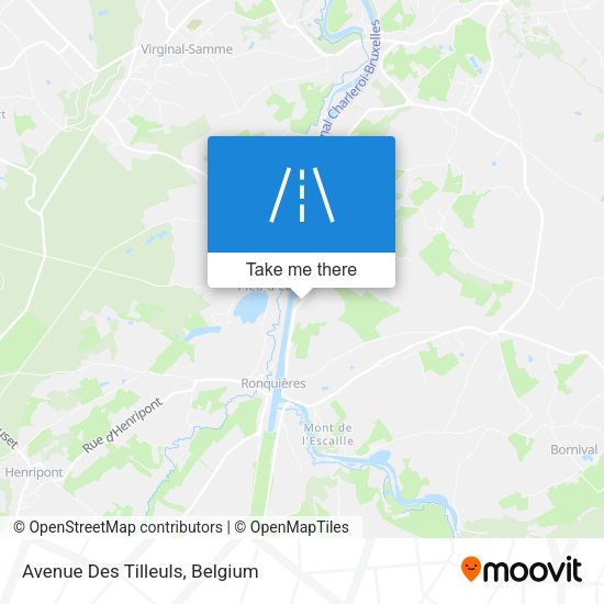 Avenue Des Tilleuls plan
