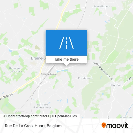 Croix Huart Street map