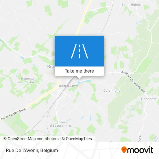 Avenue of the Future map