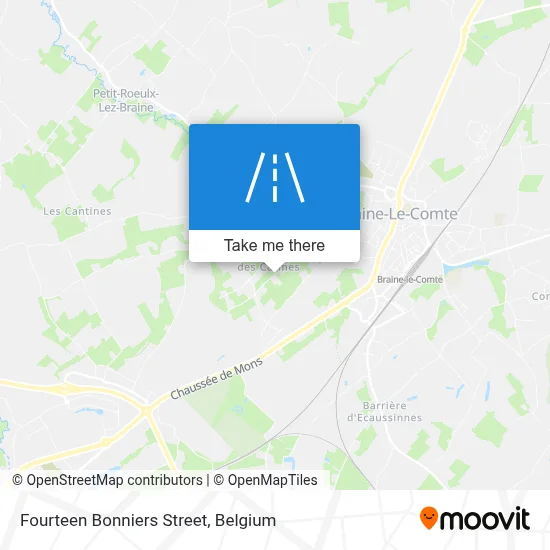 Fourteen Bonniers Street map