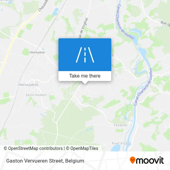 Gaston Vervueren Street map