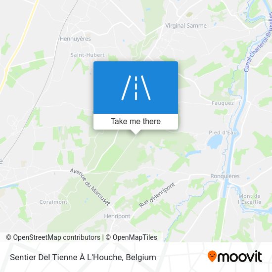 Sentier Del Tienne À L'Houche map