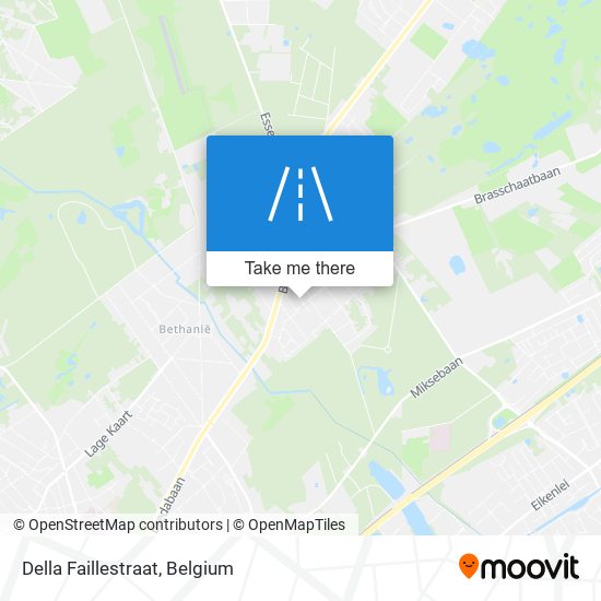 Della Faillestraat map