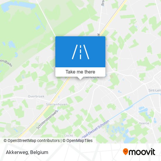 Akkerweg map