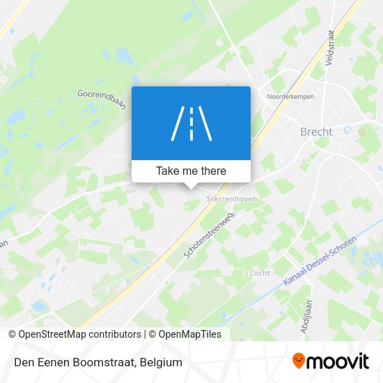 Den Eenen Boomstraat map