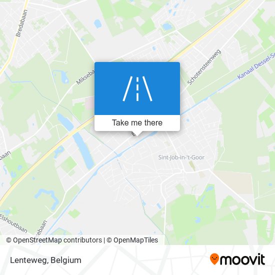 Lenteweg map
